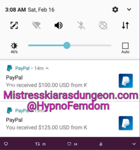 financial domination blackmail fetish tribute