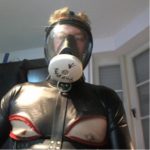 real blackmail Mistress forces slave to take poppers mask sissy