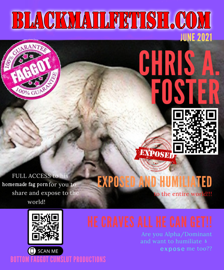 Mistress Kiara's fag Exposed blackmail whore christopher allen foster magazine