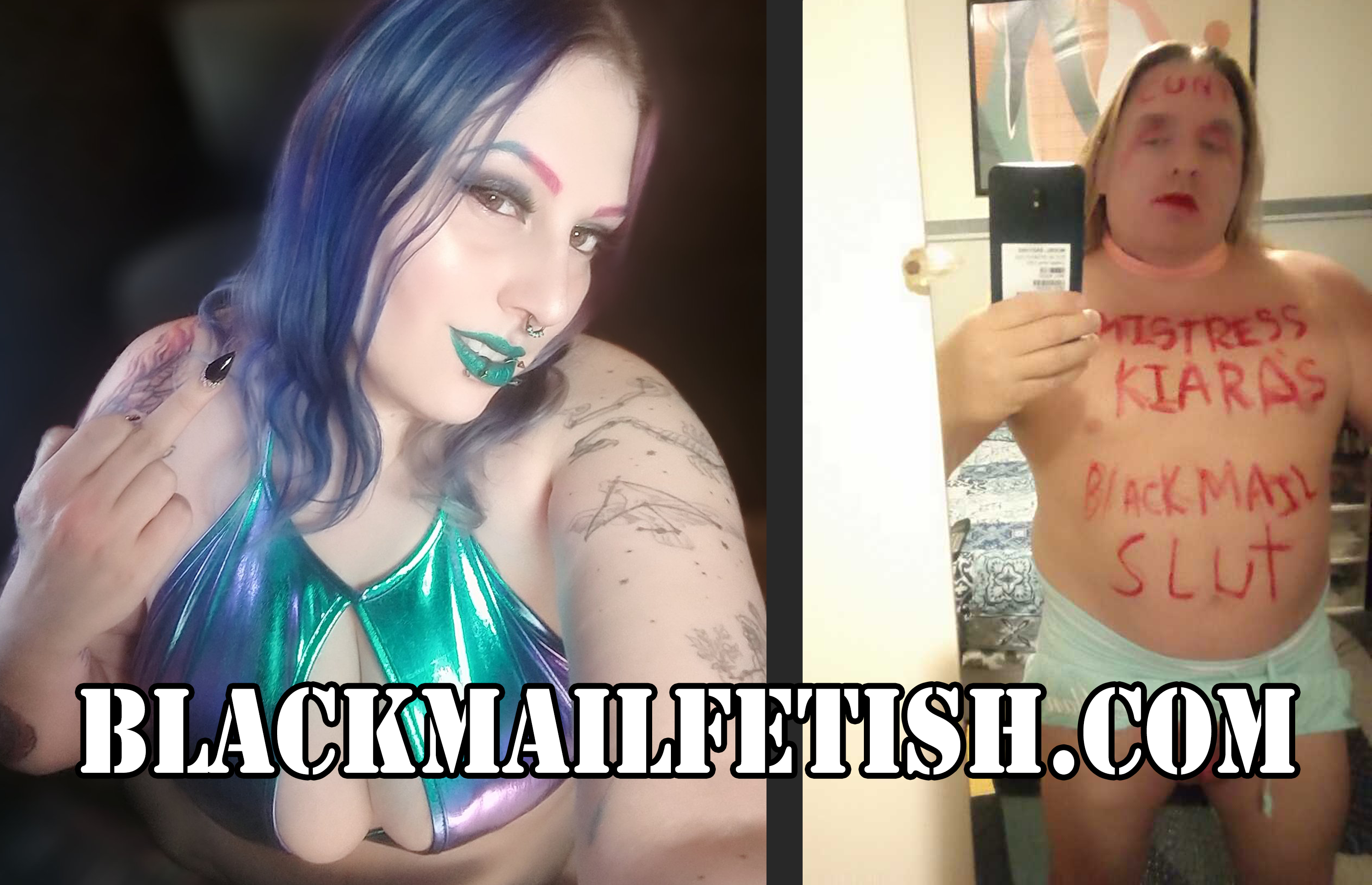 femdom blackmail Mistress Kiara exposes sissy bitch clint hurlbutt