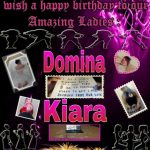 domina kiara financial domination mistress findom femdom princess Kiara birthday