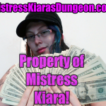 owned by findom mistress financial domination goddess kiara