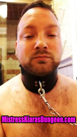 blackmail fetish slave brian smith collar leashed