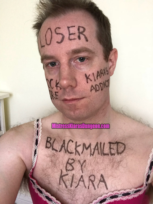 simon morrison real blackmail slave for blackmail Mistress Kiara