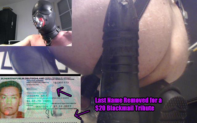 Extreme Blackmail scat slave