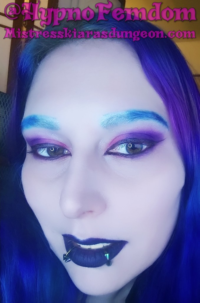goth femdom Mistress selfie