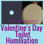 valentine's day toilet humiliation cuckolding clip