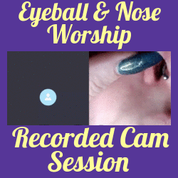 Femdom Clip Nose Eyes worship