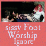 sissy fetish femdom foot worship ignore clip