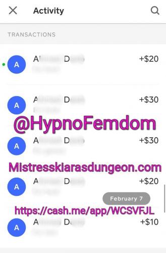 findom Mistress Kiara tribute 02.08.2019