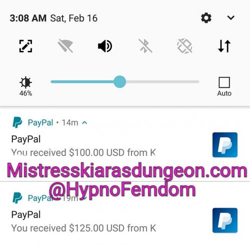 findom Mistress Kiara tribute 02.16.2019