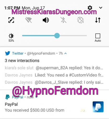 findom Mistress Kiara tribute 06.17.2019