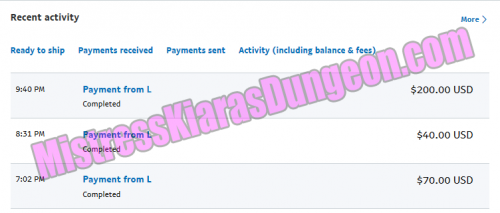 findom financial domination findomme Mistress Goddess tribute gifts
