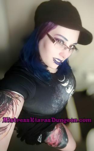 femdom Mistress Kiara dominakiara tattoo punk goth witch