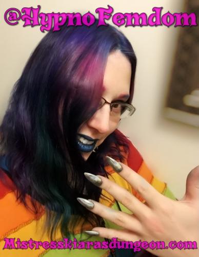 Femdom Goddess Mistress Kiara superior manicure nails
